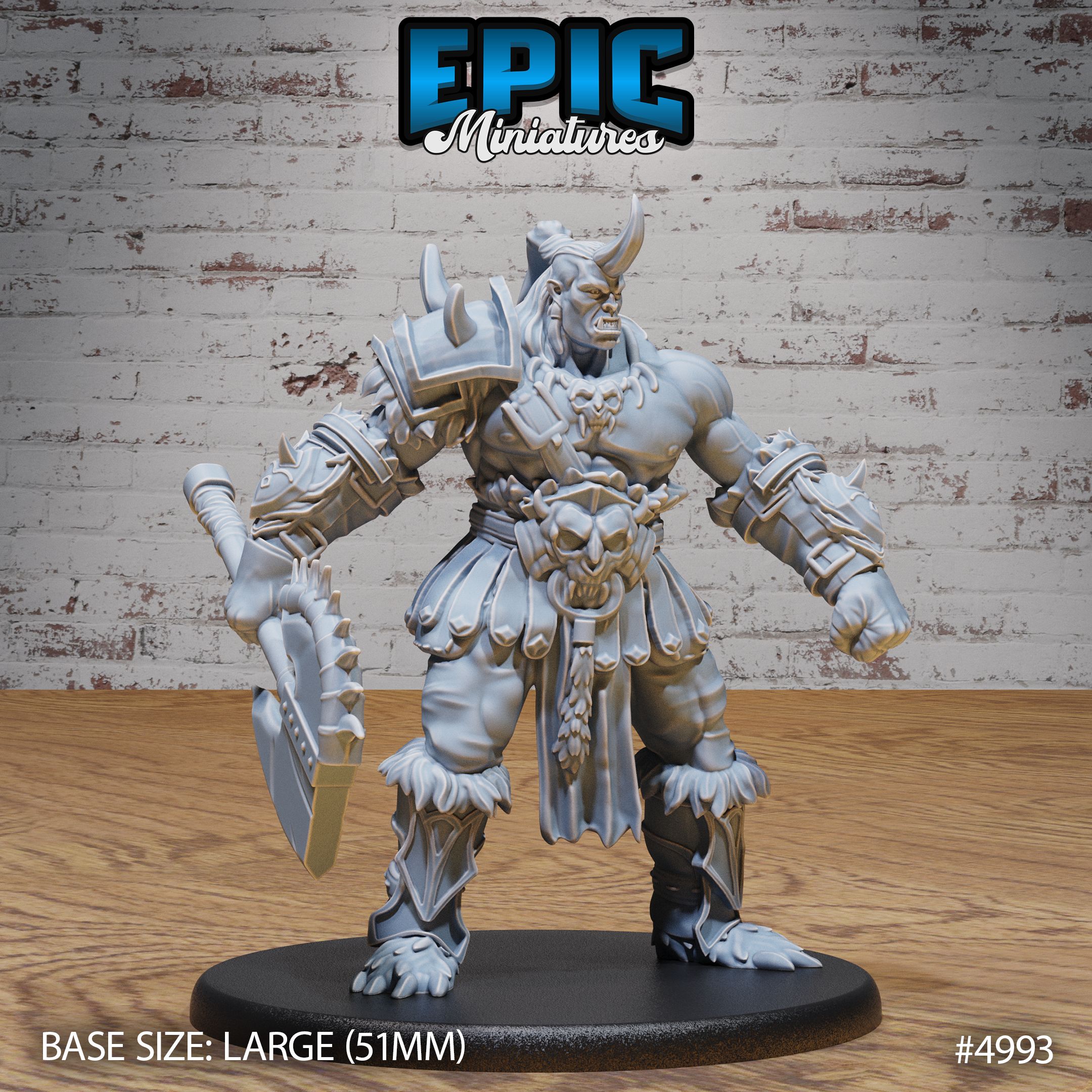 Ogrillon / Orc Ogre Hybrid / Male Cave Beast / Evil Troll Warrior / Forest Monster / Giant Humanoid Creature / Woodland Fighter / Siege Servant